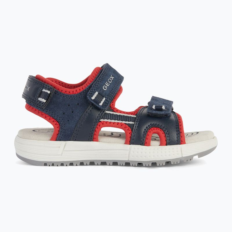 Geox Alben ozeanblau/rot Junior Sandalen 9