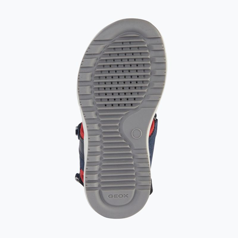 Geox Alben ozeanblau/rot Junior Sandalen 12