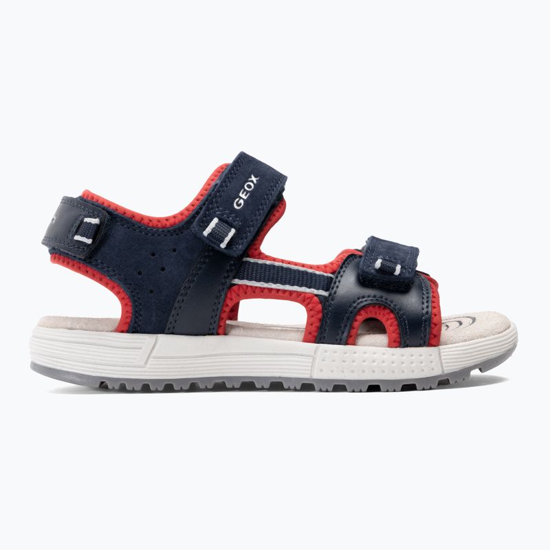 Geox Alben ozeanblau/rot Junior Sandalen 2