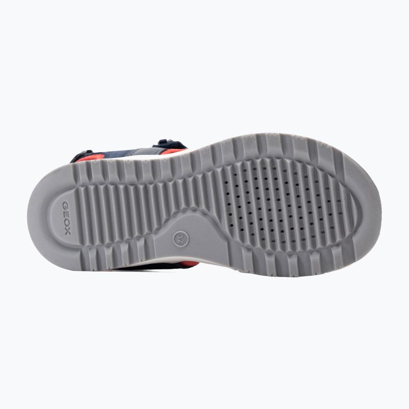 Geox Alben ozeanblau/rot Junior Sandalen 4