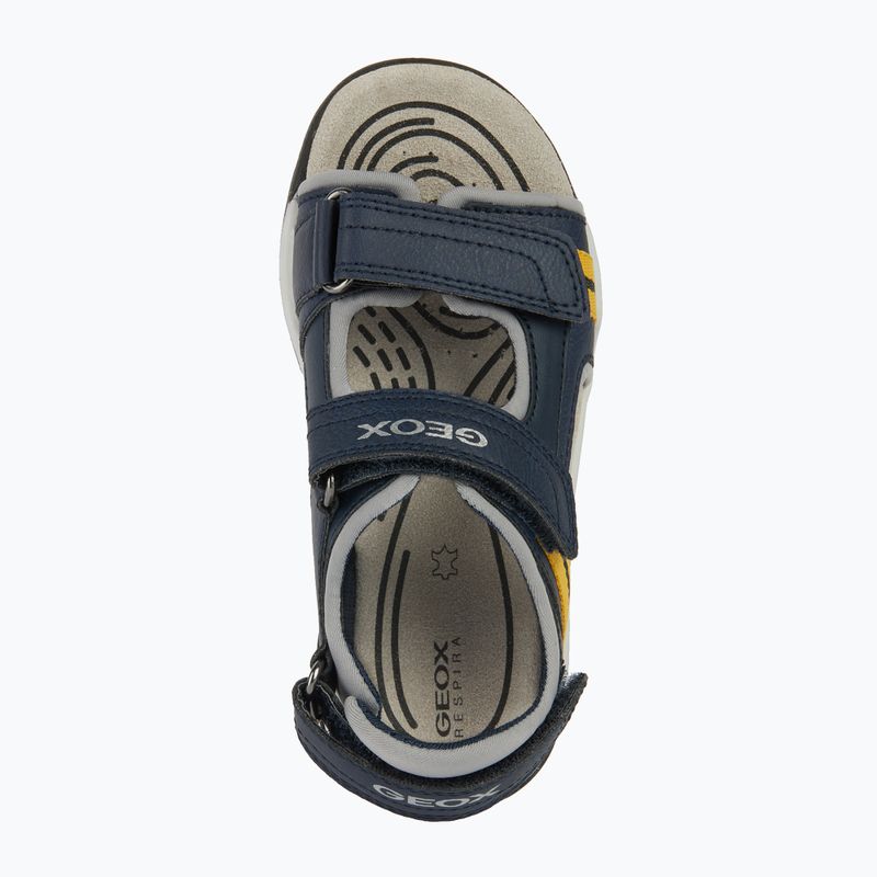 Geox Borealis ozeanblau/gold Junior Sandalen 13