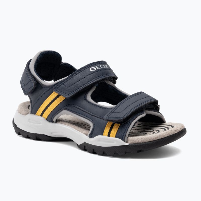 Geox Borealis ozeanblau/gold Junior Sandalen
