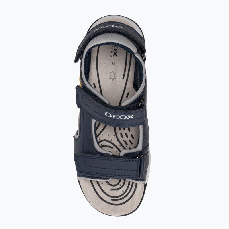 Geox Borealis ozeanblau/gold Junior Sandalen 5
