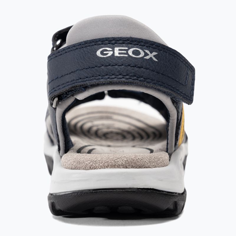 Geox Borealis ozeanblau/gold Junior Sandalen 6