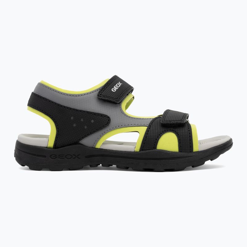 Sandalen Kinder Geox Vaniett black/light green 2