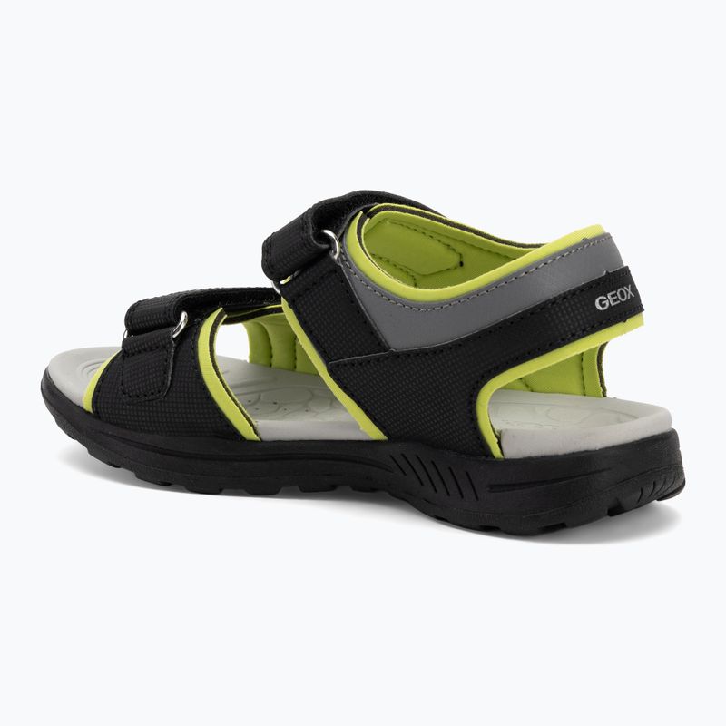 Sandalen Kinder Geox Vaniett black/light green 3