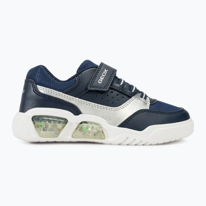 Geox Illuminus ozeanblau/silber Junior Schuhe 2