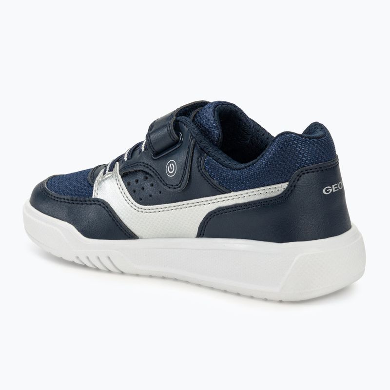 Geox Illuminus ozeanblau/silber Junior Schuhe 3
