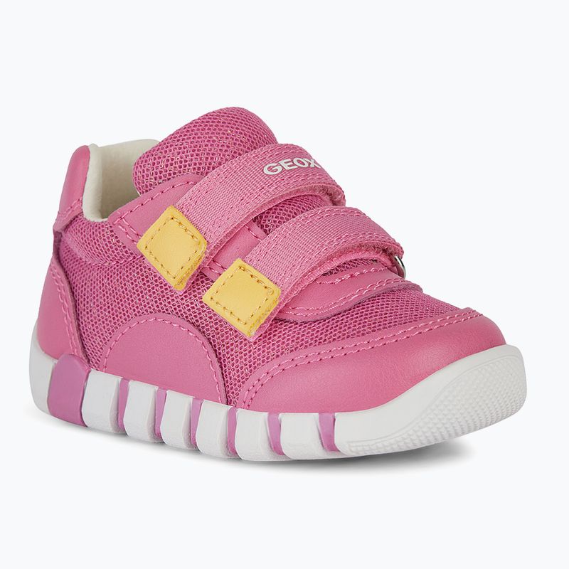 Geox Iupidoo rosa / gelb Kinderschuhe 8