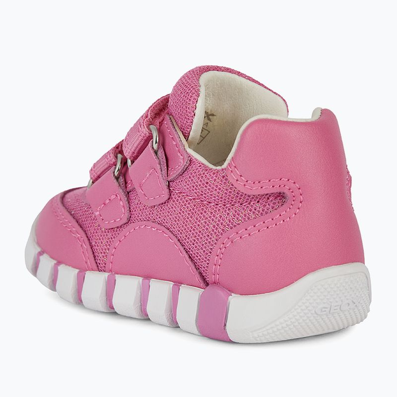 Geox Iupidoo rosa / gelb Kinderschuhe 10