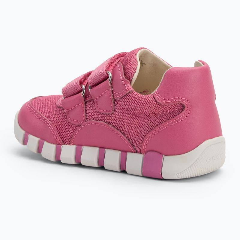 Geox Iupidoo rosa / gelb Kinderschuhe 3