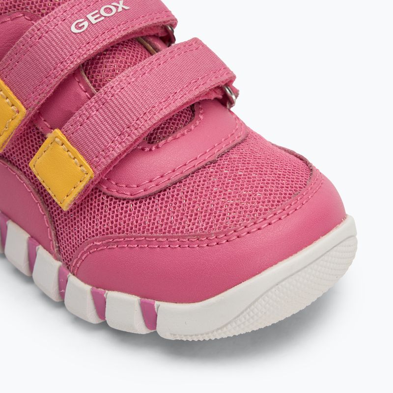 Geox Iupidoo rosa / gelb Kinderschuhe 7