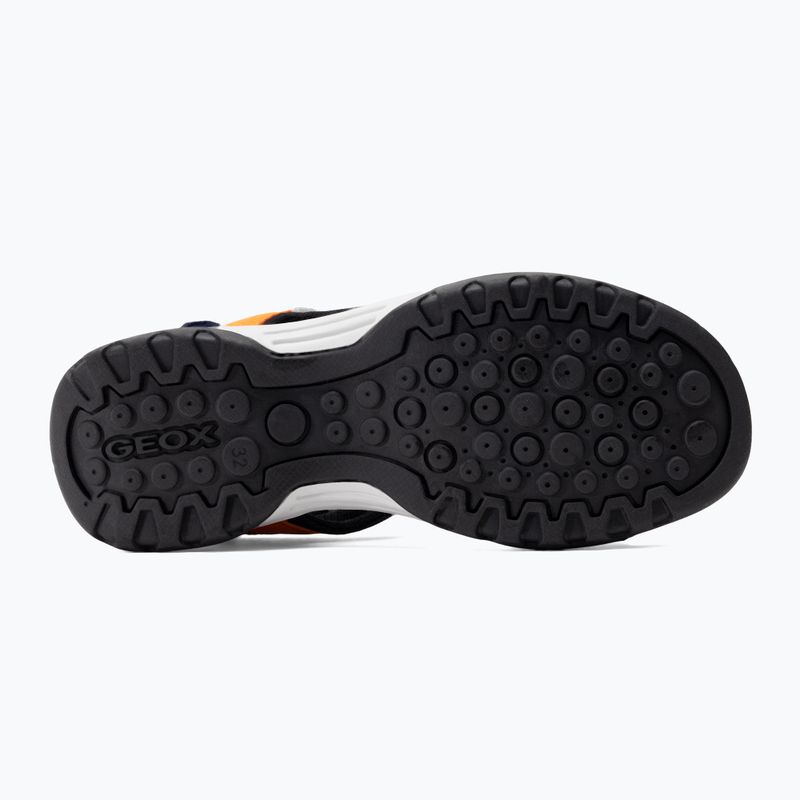 Geox Borealis ozeanblau/orange Junior Sandalen 4
