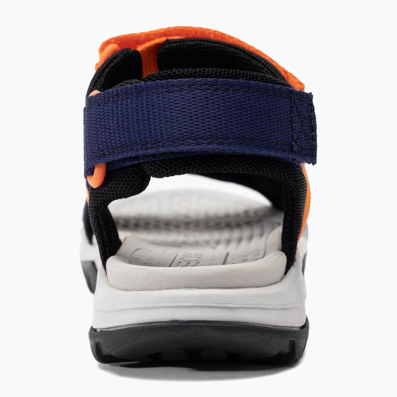 Geox Borealis ozeanblau/orange Junior Sandalen 6