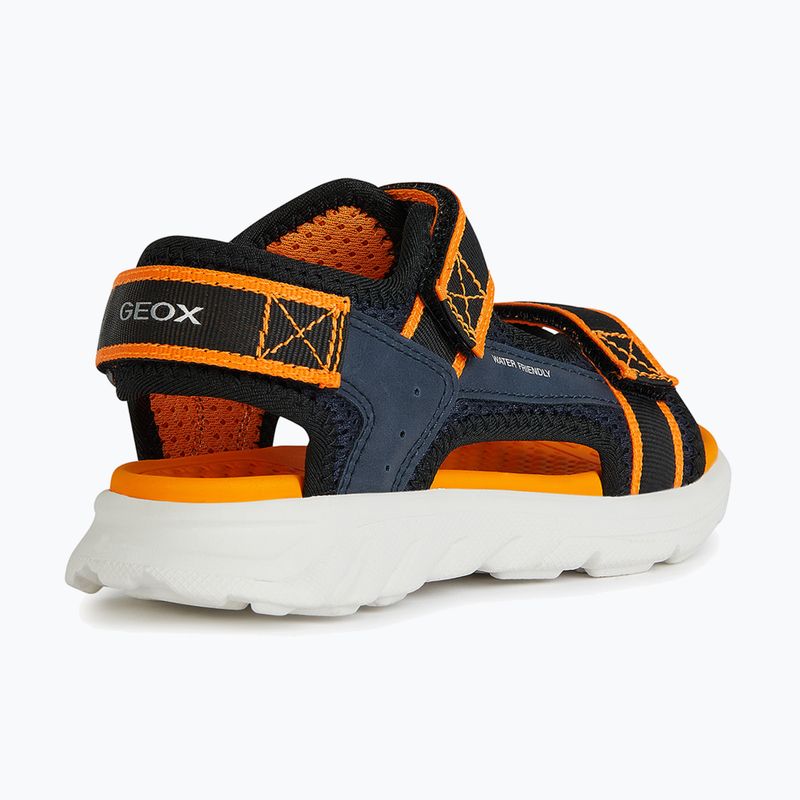 Geox Airadyum ozeanblau/orange Junior Sandalen 8