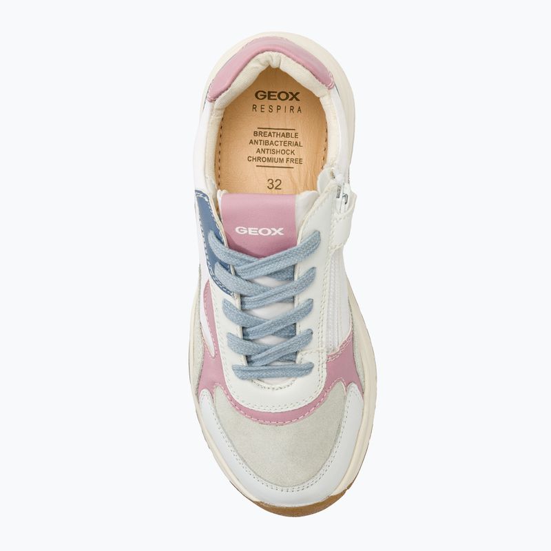 Geox Mawazy weiß/avio Junior Schuhe 5