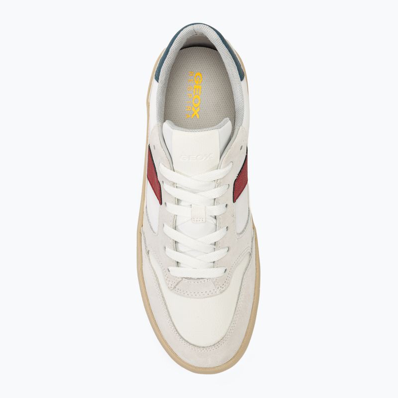 Geox Affile weiß/rot Herrenschuhe 5