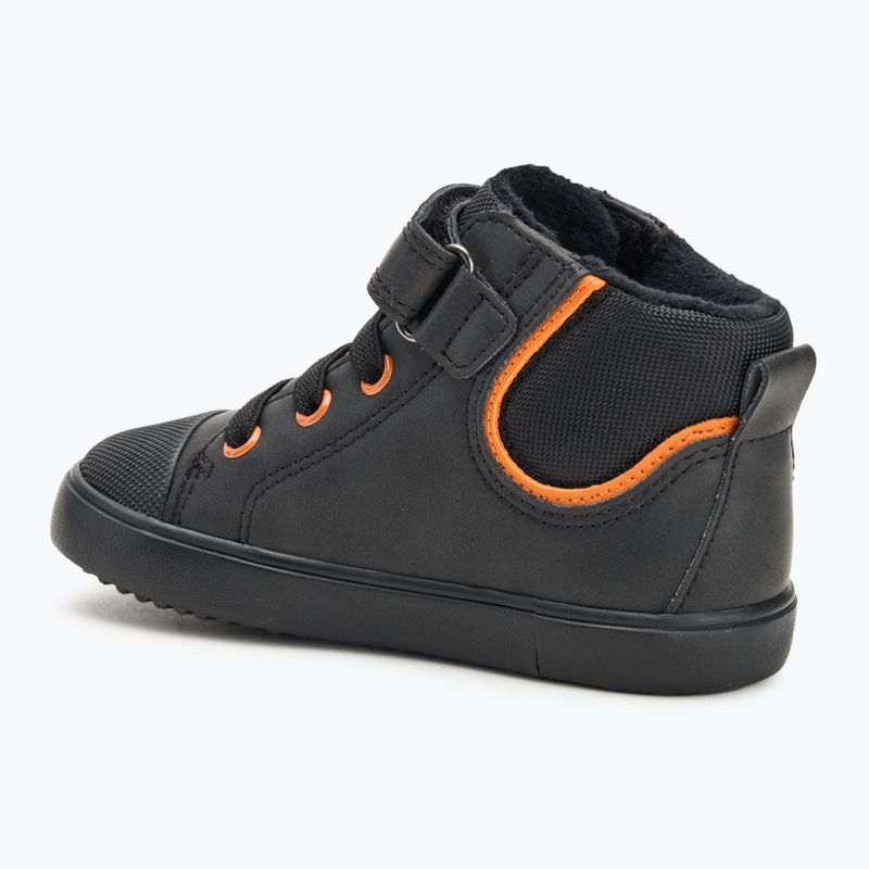 Kinderschuhe Geox Gisli black/dark orange 3