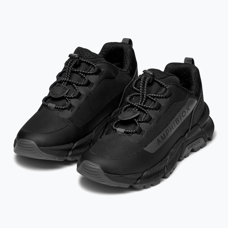 Schuhe Kinder Geox Flexyper Plus ABX black/dark grey 10