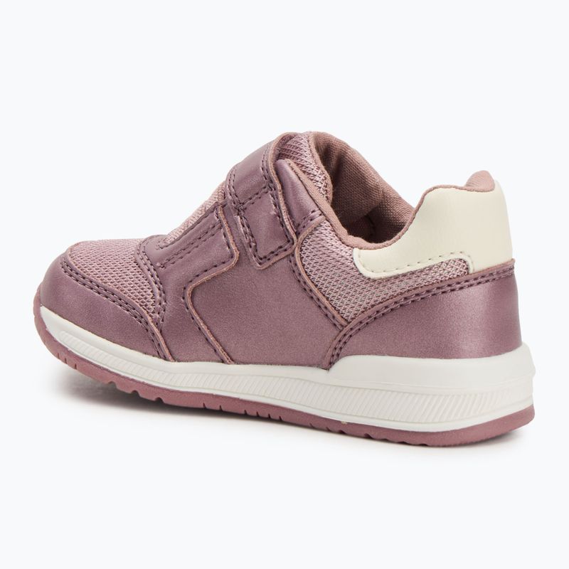 Kinderschuhe Geox Rishon dark pink/old white 3