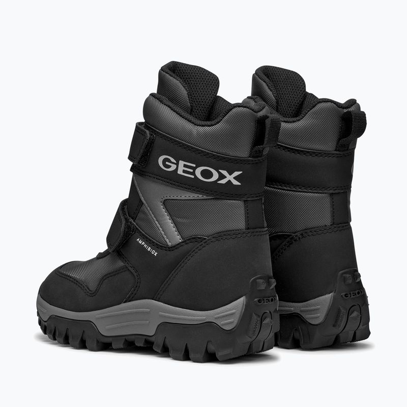 Geox Himalaya Kinderschneestiefel anthrazit/schwarz 5