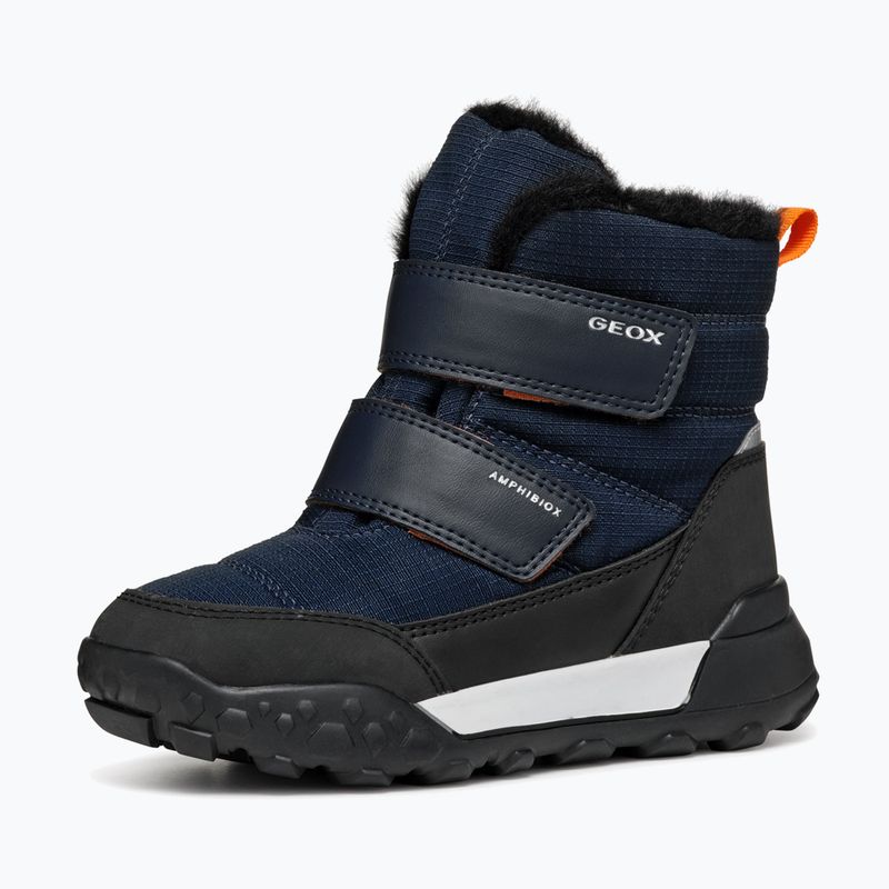 Geox Trekkyup ABX navy / schwarz Kinderschneestiefel 10