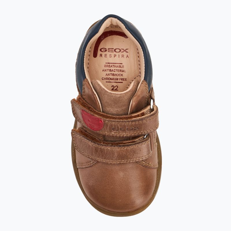 Kinderschuhe Geox Macchia cognac 5