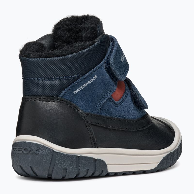 Geox Omar schwarz / marineblau Kinderschneestiefel 3