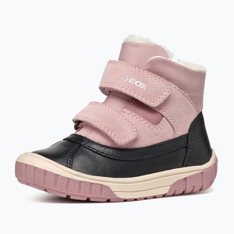 Geox Omar schwarz/rosa Kinderschneestiefel 10