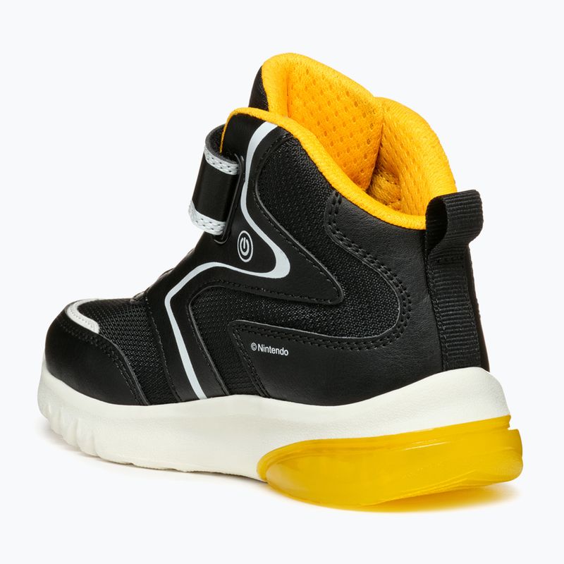 Schuhe Kinder Geox Ciberdron black/yellow 4