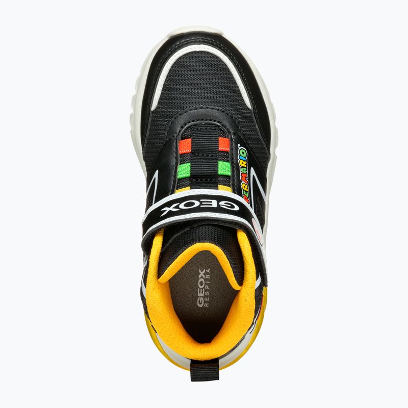 Schuhe Kinder Geox Ciberdron black/yellow 5