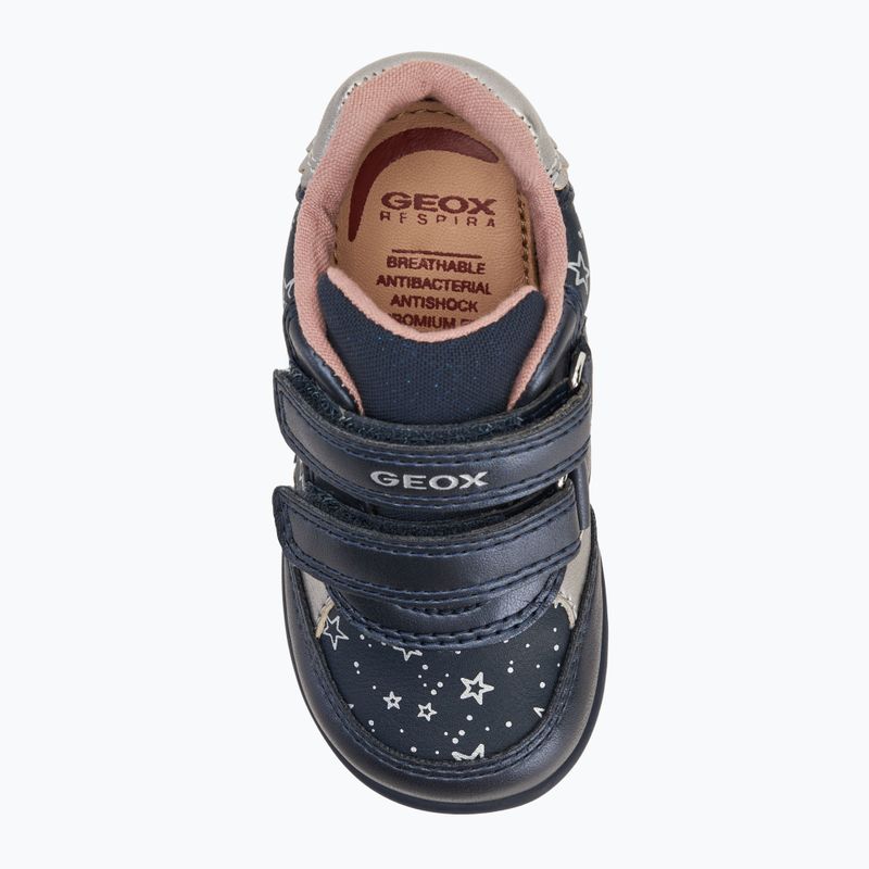 Kinderschuhe Geox Elthan navy/dark silver 5