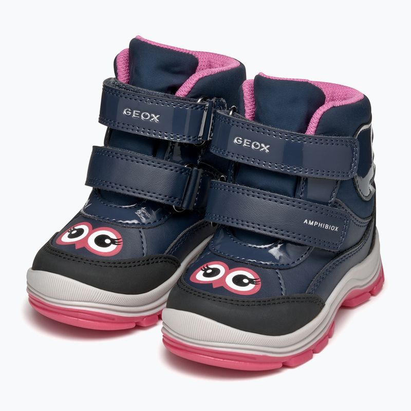 Schuhe Kinder Geox Flantil ABX navy/fuchsia 11