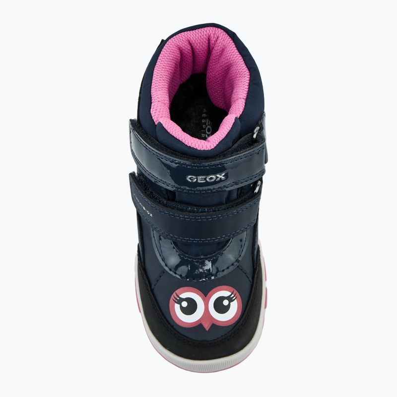 Schuhe Kinder Geox Flantil ABX navy/fuchsia 5