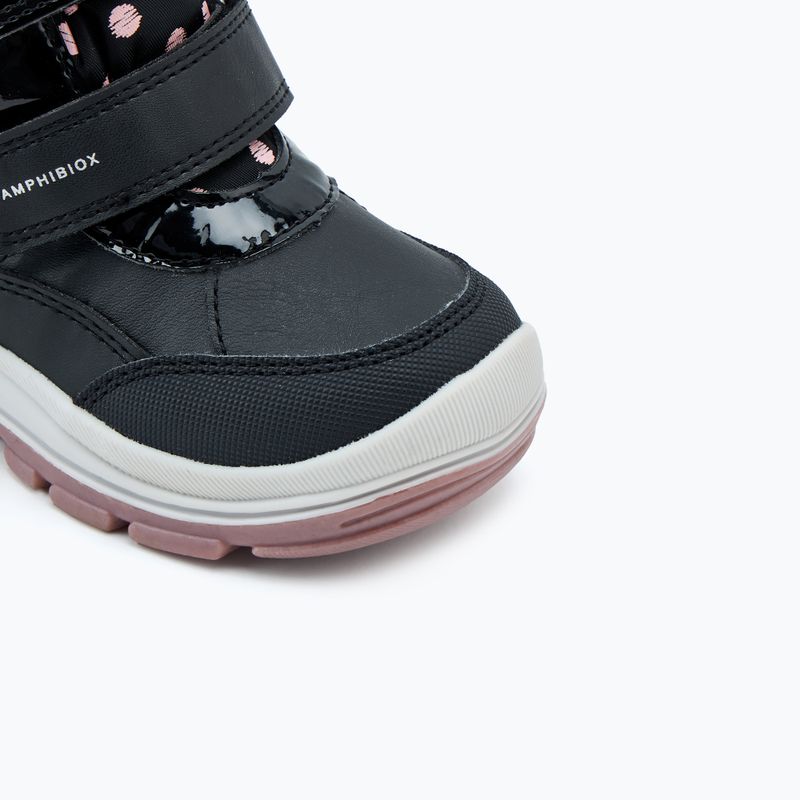 Schuhe Kinder Geox Flantil ABX black/old Rosa 7