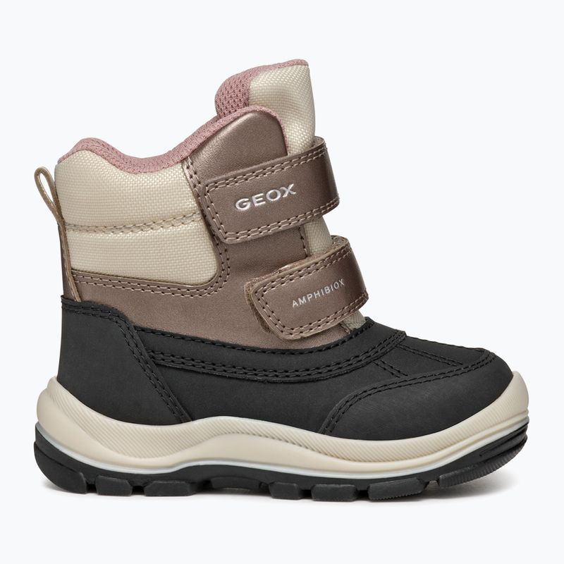 Schuhe Kinder Geox Flantil ABX black/dark beige 9