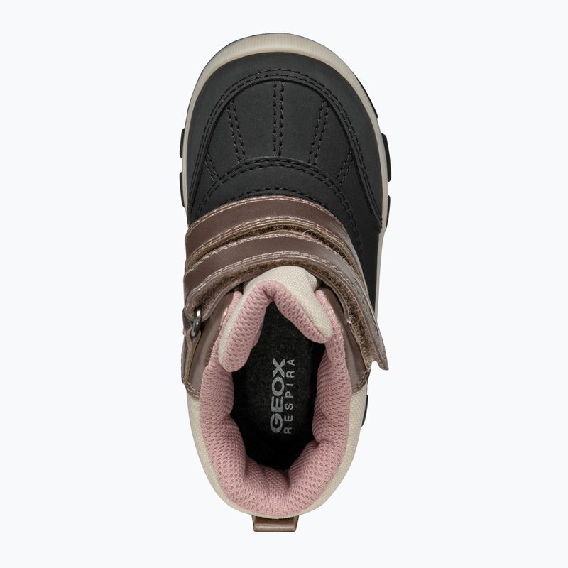 Schuhe Kinder Geox Flantil ABX black/dark beige 12