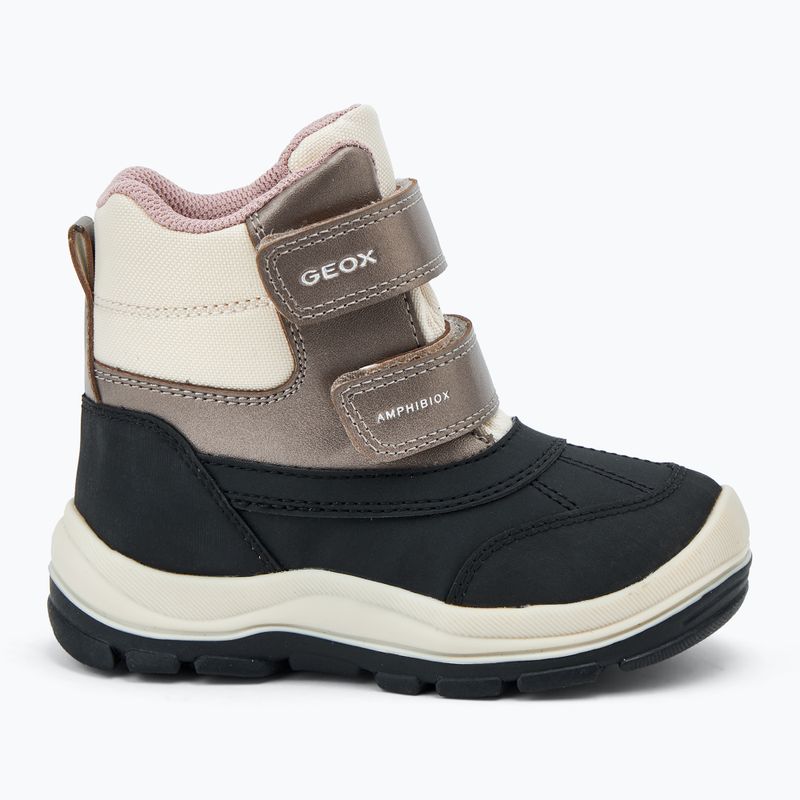 Schuhe Kinder Geox Flantil ABX black/dark beige 2