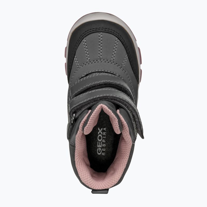 Schuhe Kinder Geox Flantil ABX anthracite/dark pink 13