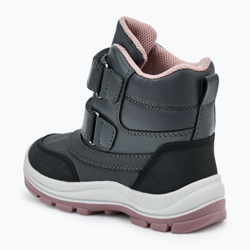 Schuhe Kinder Geox Flantil ABX anthracite/dark pink 3