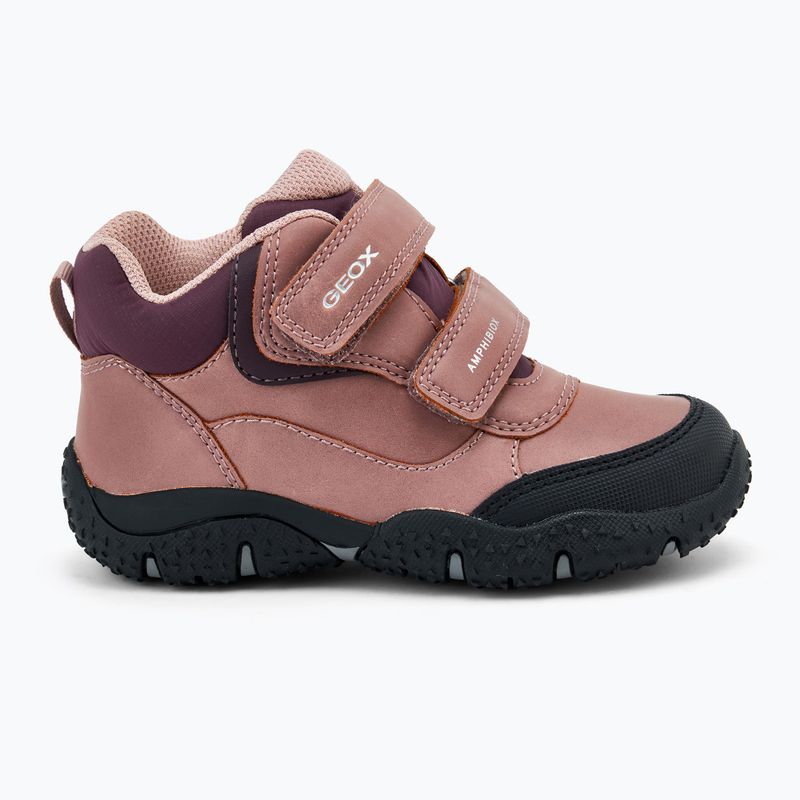 Schuhe Kinder Geox Baltic ABX dark Rosa/dark burgundy 2