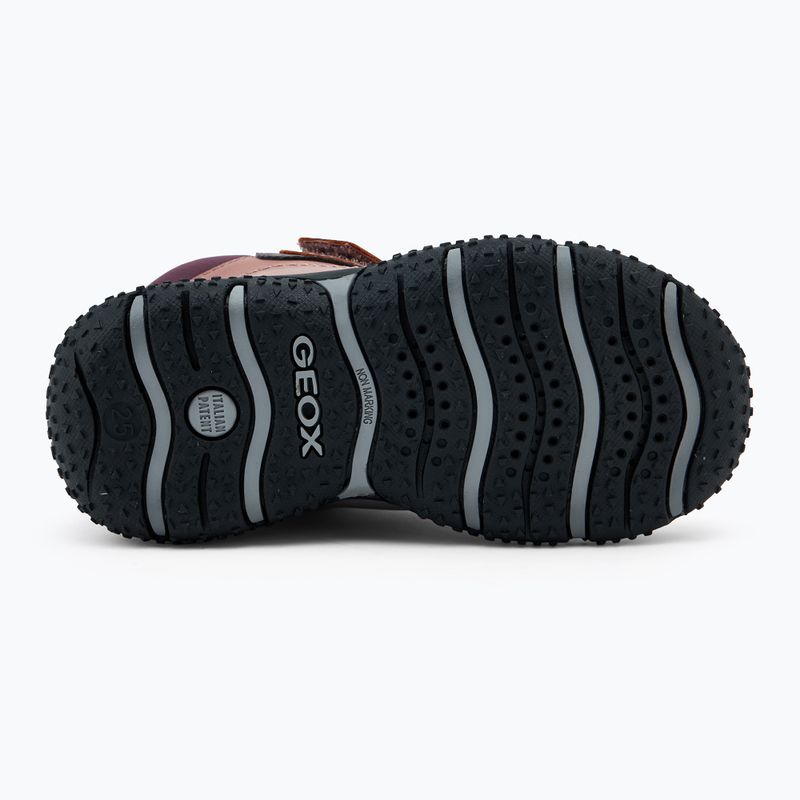Schuhe Kinder Geox Baltic ABX dark Rosa/dark burgundy 4