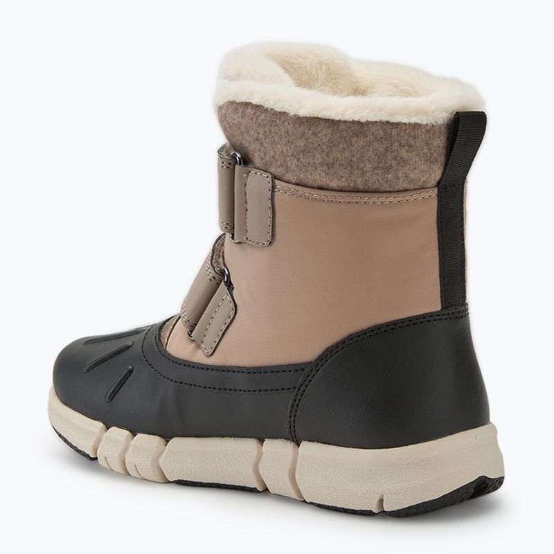 Schneeschuhe Kinder Geox Flexyper ABX dark beige/black 3