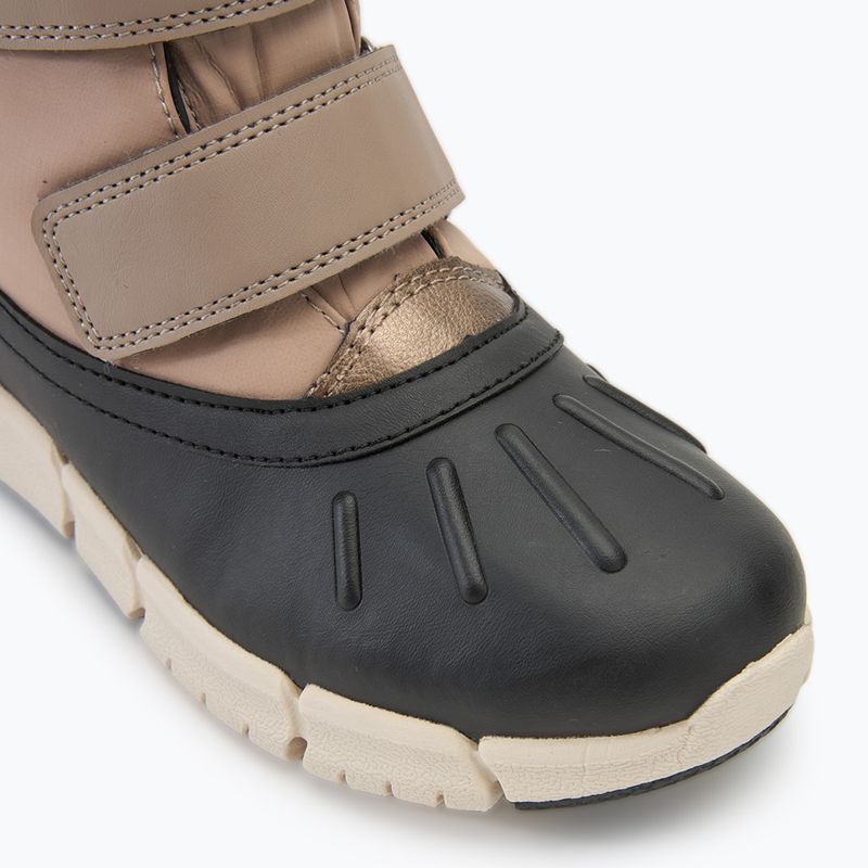 Schneeschuhe Kinder Geox Flexyper ABX dark beige/black 7