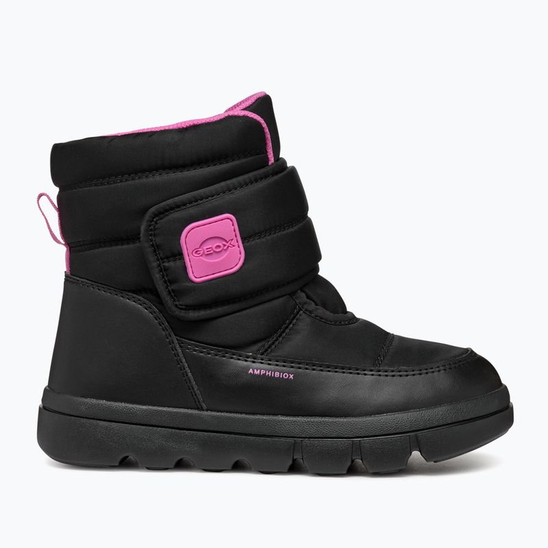 Geox Willaboom ABX Kinder Schneestiefel schwarz / fuchsia 2