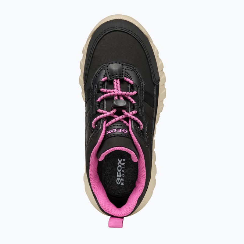 Schuhe Kinder Geox Simbyos ABX black/fuchsia 11
