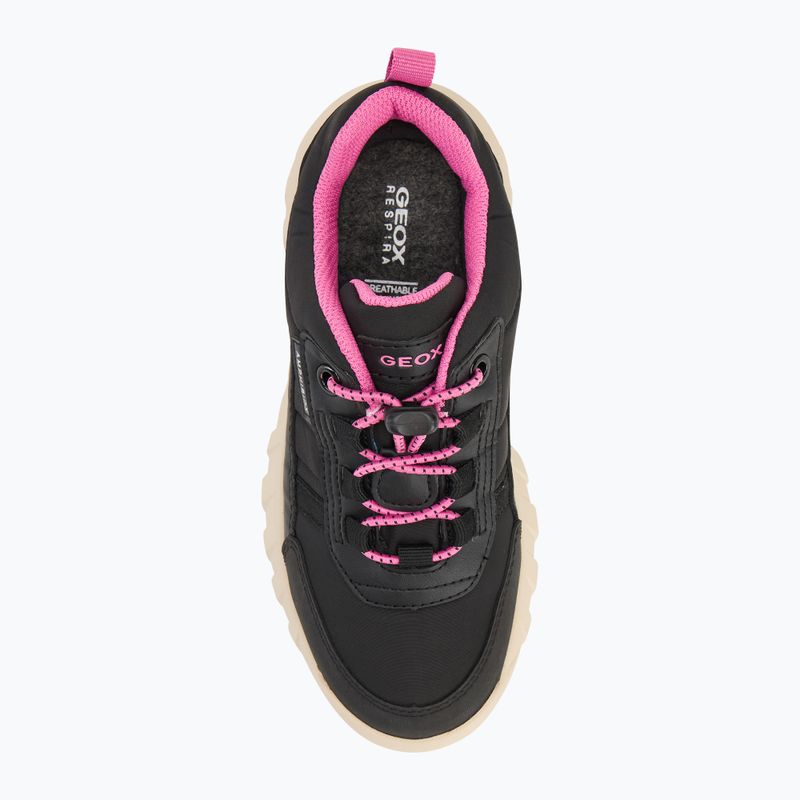 Schuhe Kinder Geox Simbyos ABX black/fuchsia 5
