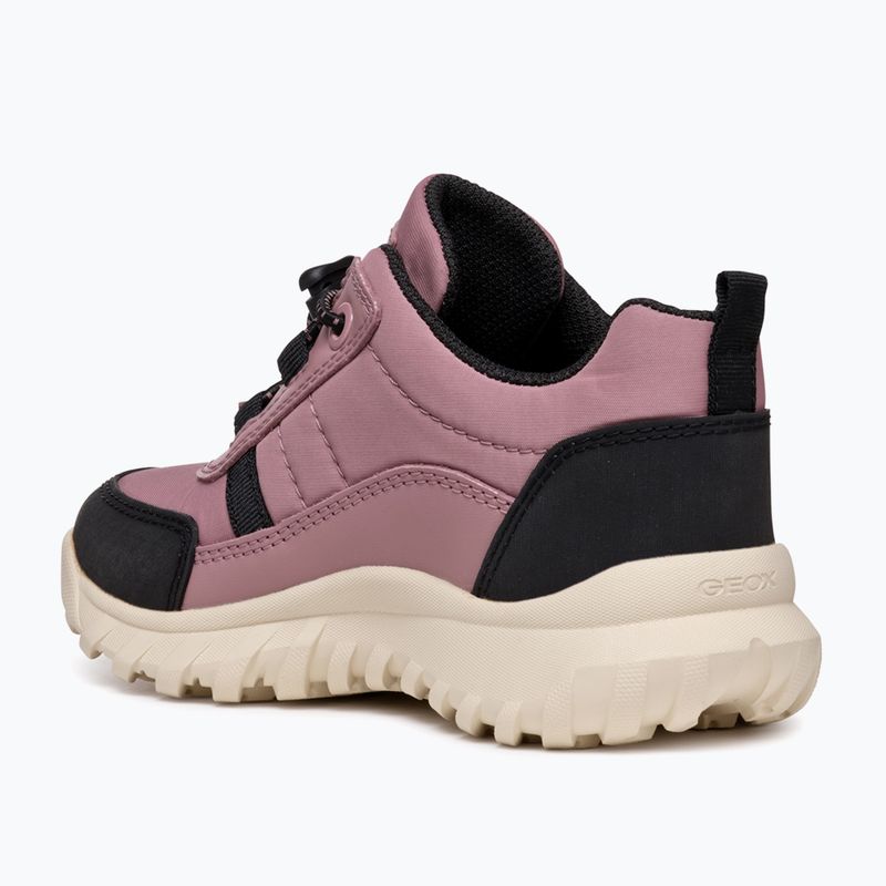 Schuhe Kinder Geox Simbyos ABX dark pink/black 4