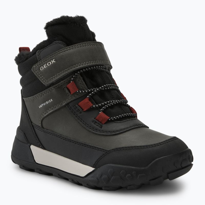 Schneeschuhe Kinder Geox Trekkyup ABX dark green/black