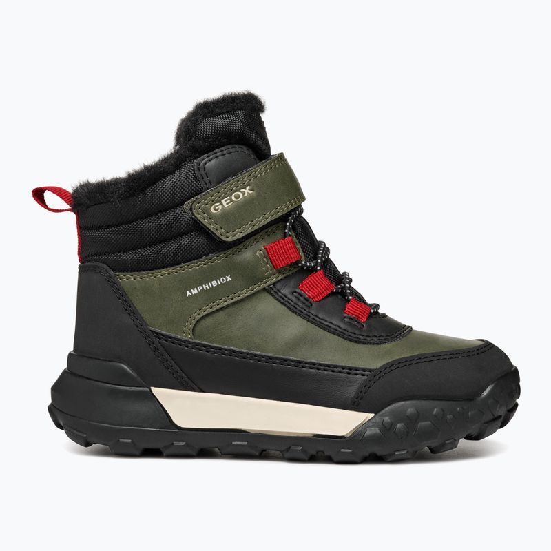 Schneeschuhe Kinder Geox Trekkyup ABX dark green/black 9